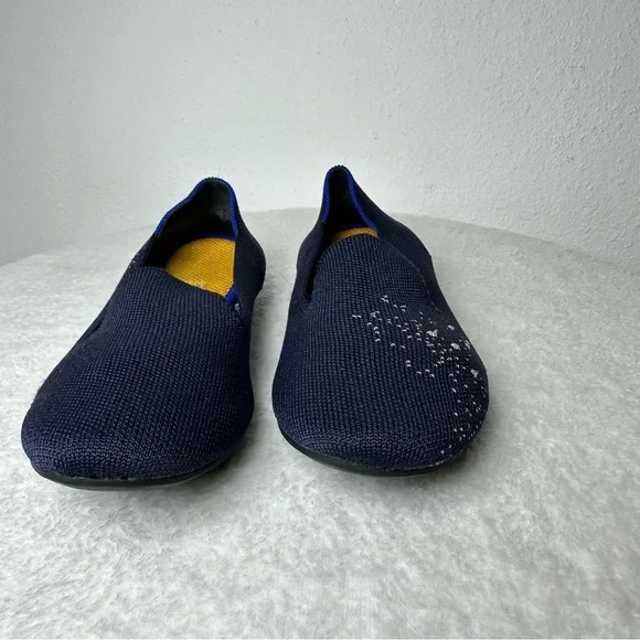 Rothy's  Limited Edition Zodiac Astrology Virgo Loafer Navy Slip On Shoes SizeW6 - Picture 3 of 16